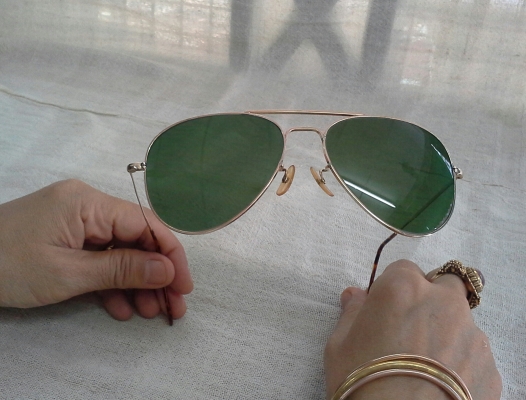 แว่นตาโกลด์ฟิลด์ที่ยิ่งใหญ่ที่สุด  ALGHA 20 DUBAR  made in England  รุ่นหายาก! 14K