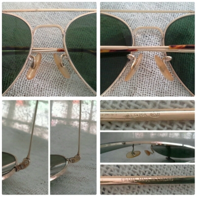 แว่นตาโกลด์ฟิลด์ที่ยิ่งใหญ่ที่สุด  ALGHA 20 DUBAR  made in England  รุ่นหายาก! 14K