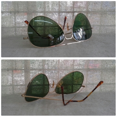 แว่นตาโกลด์ฟิลด์ที่ยิ่งใหญ่ที่สุด  ALGHA 20 DUBAR  made in England  รุ่นหายาก! 14K