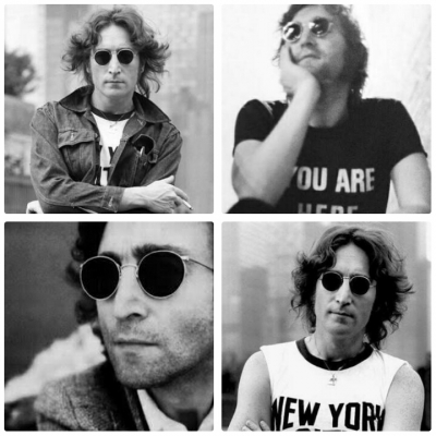 แว่นตาอาร์ติสท์ 'หยดน้ำ จอห์น เลนนอน'  JEAN PUCCI made in Japan