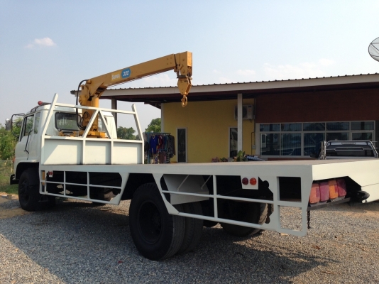 หกล้อใหญ่KR300เครื่อง185แรงม้า ติดเครนTADANO 3 ตัน