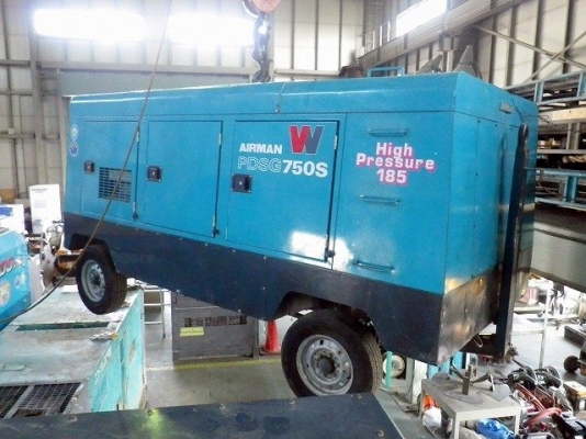 Airman PDSG750S : ปั๊มลม High Pressure 750cfm : 12 บาร์ นำเข้าจากญี่ปุ่น โทร. 080-6565422 (หนิง)