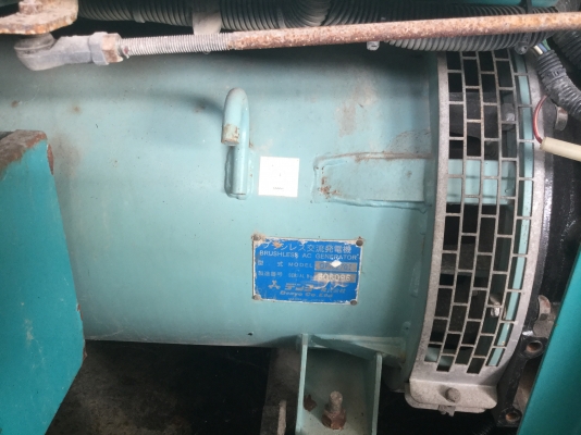 ขายเครื่องปั่นไฟ denyo new sound proof  25 kva + พร้อมล้อลาก