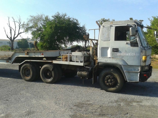 ขายรถหัวลากพร้อมหางโลเบต ISUZU 250 แรงม้า หางโลเบต 2 เพลามีสะพาน ราคา 650000