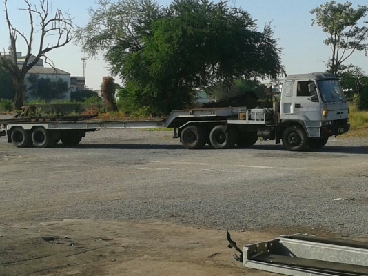 ขายรถหัวลากพร้อมหางโลเบต ISUZU 250 แรงม้า หางโลเบต 2 เพลามีสะพาน ราคา 650000