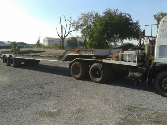 ขายรถหัวลากพร้อมหางโลเบต ISUZU 250 แรงม้า หางโลเบต 2 เพลามีสะพาน ราคา 650000