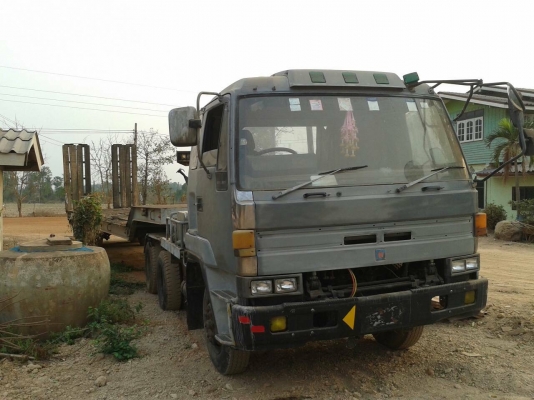 ขายรถหัวลากพร้อมหางโลเบต ISUZU 250 แรงม้า หางโลเบต 2 เพลามีสะพาน ราคา 650000