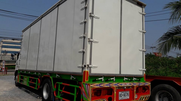 ขายรถ6ล้อตู้แห้ง10บาน HINO FG8JRLA ปี2014 เครื่อง212แรงม้า ตู้ยาว7.50เมตร รถสวยเจ้าเดียว วิ่งสี่หมื่นกว่าโล รถสวยพร้อมใช้