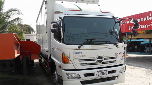 ขายรถ6ล้อตู้แห้ง10บาน HINO FG8JRLA ปี2014 เครื่อง212แรงม้า ตู้ยาว7.50เมตร รถสวยเจ้าเดียว วิ่งสี่หมื่นกว่าโล รถสวยพร้อมใช้