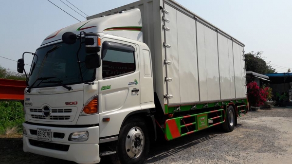 ขายรถ6ล้อตู้แห้ง10บาน HINO FG8JRLA ปี2014 เครื่อง212แรงม้า ตู้ยาว7.50เมตร รถสวยเจ้าเดียว วิ่งสี่หมื่นกว่าโล รถสวยพร้อมใช้