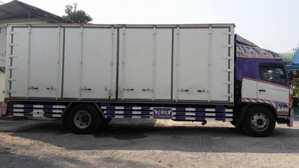 ขายรถ6ล้อตู้สิบบานHINO FG8JRLA ปี2013 เครื่อง 212แรงม้า ตู้ยาว 7.50เมตร รถสวยสภาพดี