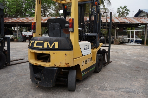 ขายรถฟอร์คลิฟต์ TCM FG15n17  1.5 ตัน แผงงาสไลด์ เสาสูง 4 เมตร พร้อมที่หนีบกล่อง