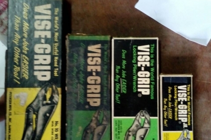 ขายคีมล็อคงานเก่าเก็บสะสมหลายขนาด VISE GRIP MADE IN USA.