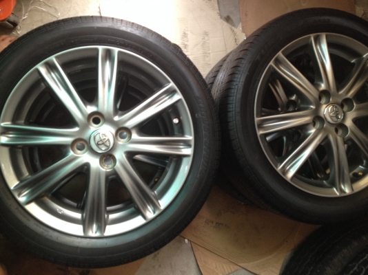 ขายล้อแม็กพร้อมยาง New Vios 2013 TOP 16 พร้อมยางบริดโตน