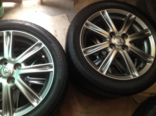 ขายล้อแม็กพร้อมยาง New Vios 2013 TOP 16 พร้อมยางบริดโตน