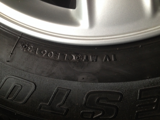 ขายล้อแม็กพร้อมยางของรถ ISUZU All New Dmax ขอบ16 พร้อมยางบริสโตน Bridgestone Duele 245 70 16 ปี13