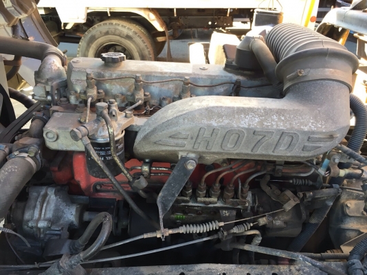 รถเครนสว่าน HINO เครื่อง HO7D เครน ACHI 706 มือสองสภาพดี พร้อมใช้งาน