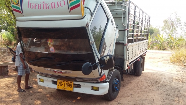 ลดราคาแล้วครับเหลือ360,000ขายรถหกล้อฮีโน่( รถบ้านๆครับ)0872425814