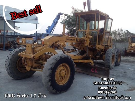 ขาย รถเกรด120G จำหน่าย รถ เครื่องจักร นำเข้า100\% อปกรณ์ทุกชิด ราคาถูก eurotec. 0818176901