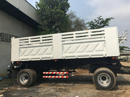 ขายหางพ่วงดั๊มพ์ 2 เพลาแท้ คอกเสมอหัว กระบะเหล็กต่ออู่สามมิตรลอนเฉียง ปี 2547 ( เจ้าของขายเอง ไม่รับนายหน้า )