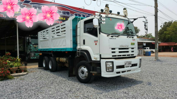 ขายรถบรรทุก10 ล้อ ดั๊มพ์เดี่ยว 2 เพลา (แม่ตัวเดียว) ยี่ห้อ ISUZU DEGA FXZ 360 แรงม้า ปี 2555 ( การันตีรถสวยจริงๆ  เจ้าของขายเอง )