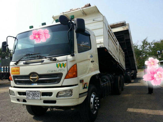 ขายรถบรรทุก 22 ล้อ พ่วงแม่ลูก-ดั๊มพ์ ยี่ห้อ IHNO MEGA  320 แรงม้า ปี 2551  ( การันตีรถสวยจริงๆ  เจ้าของขายเอง )