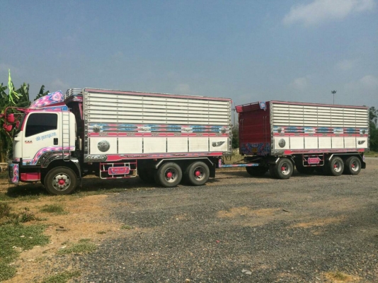 ขายรถบรรทุก 22 ล้อ พ่วงแม่ลูก-ดั๊มพ์ ยี่ห้อ ISUZU DEGA FXZ 360 แรงม้า ปี 2557  ( การันตีรถสวยจริงๆ  เจ้าของขายเอง )