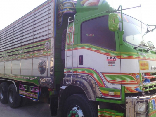 ขายรถบรรทุก 22 ล้อ พ่วงแม่ลูก-ดั๊มพ์ ยี่ห้อ ISUZU DEGA FXZ 360 แรงม้า ปี 2556  ( การันตีรถสวยจริงๆ  เจ้าของขายเอง )