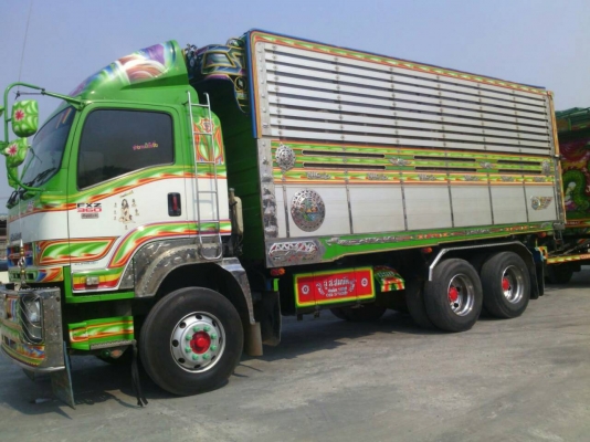 ขายรถบรรทุก 22 ล้อ พ่วงแม่ลูก-ดั๊มพ์ ยี่ห้อ ISUZU DEGA FXZ 360 แรงม้า ปี 2556  ( การันตีรถสวยจริงๆ  เจ้าของขายเอง )