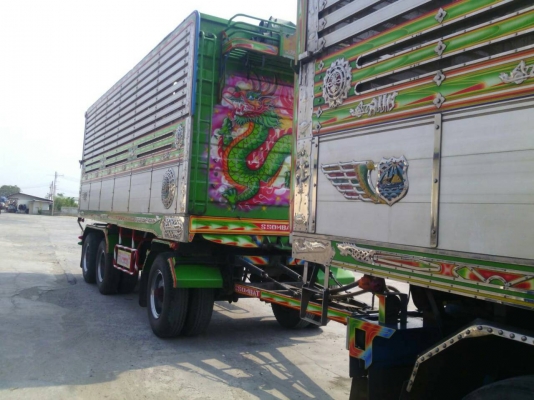 ขายรถบรรทุก 22 ล้อ พ่วงแม่ลูก-ดั๊มพ์ ยี่ห้อ ISUZU DEGA FXZ 360 แรงม้า ปี 2556  ( การันตีรถสวยจริงๆ  เจ้าของขายเอง )