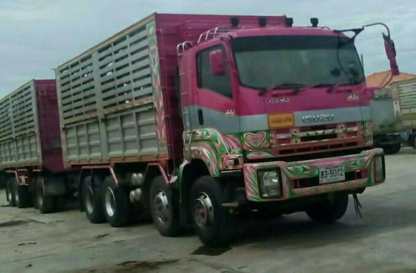 ขายรถบรรทุก 24 ล้อ พ่วงแม่ลูก-ดั๊มพ์ ยี่ห้อ ISUZU DEGA FXZ 360 แรงม้า ปี 2553  ( การันตีรถสวยจริงๆ   เจ้าของขายเอง )