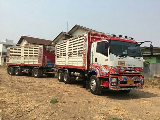 ขายรถบรรทุก 22 ล้อ พ่วงแม่ลูก-ดั๊มพ์ ยี่ห้อ ISUZU DEGA FXZ 360 แรงม้า ปี 2556  ( การันตีรถสวยจริงๆ  เจ้าของขายเอง )