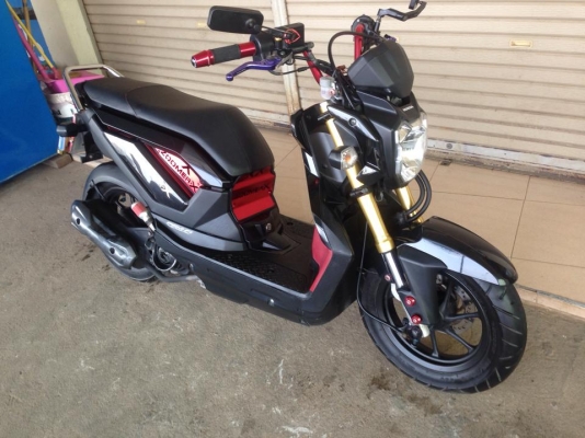 __ZOOMER X ปี13 คอมบายเบรค ดำแดง 33,000บาท__