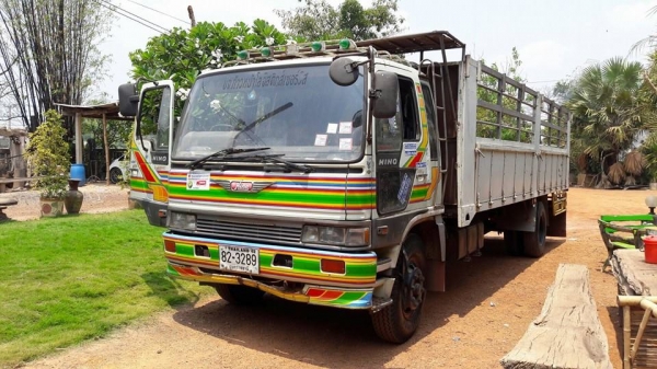 ขาย6ล้อ ยาง900 HINO FF3H195 ยาว7.20เมตร ปี36สภาพเดิมสวย แชชซีสวย สภาพพร้อมวิ่งงาน เอกสารเล่มทะเบียนพร้อมโอน