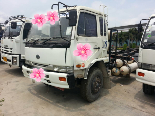 ขายรถบรรทุก 10 ล้อพื้นเรียบเพลาเดี่ยว NISSAN UD 254 แรงม้า ราคา 470000