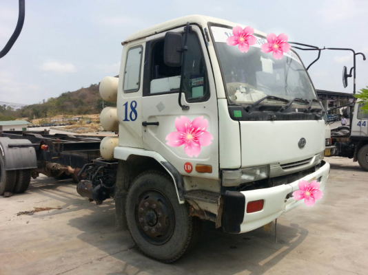 ขายรถบรรทุก 10 ล้อพื้นเรียบเพลาเดี่ยว NISSAN UD 254 แรงม้า ราคา 470000