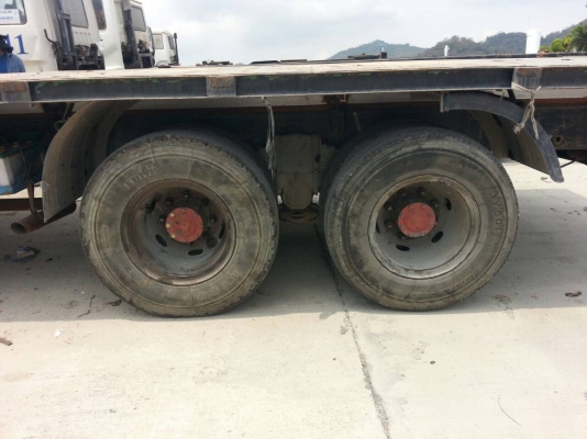 ขายรถบรรทุก 10 ล้อพื้นเรียบเพลาเดี่ยว NISSAN UD 254 แรงม้า ราคา 470000