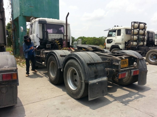 ขายรถบรรทุก 10 ล้อหัวลาก MITSUBISHI FN527 FN528 มีใส่เครื่องแดวู 320 กับเครื่องเดิม ราคา 470000
