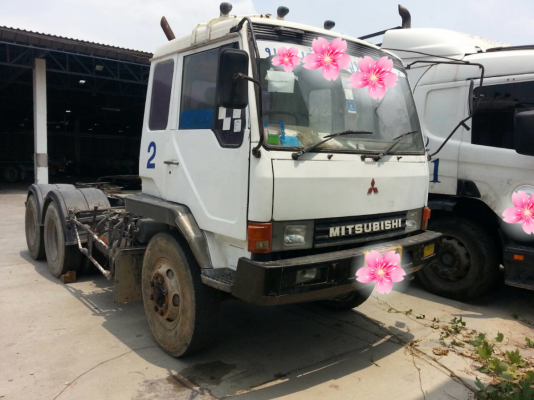 ขายรถบรรทุก 10 ล้อหัวลาก MITSUBISHI FN527 FN528 มีใส่เครื่องแดวู 320 กับเครื่องเดิม ราคา 470000