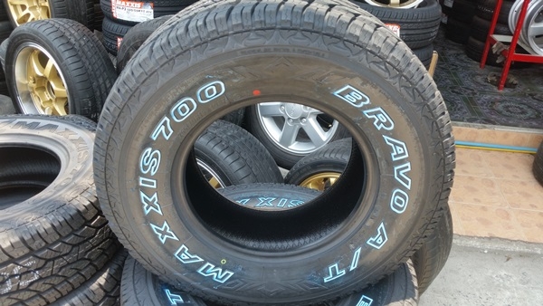 ขายยางใหม่ 255/70/15 ปี16 MAXXIS BRAVO A/T 700  4เส้น 11800