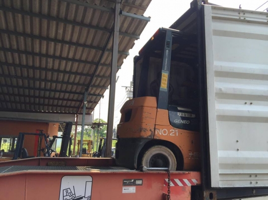 ขาย ฟอล์คลิฟต์ 1.5 ตัน TOYOTA 7FD15 รถเก่านำเข้าจากญี่ปุ่น ดีเซล เกียร์ออโต้