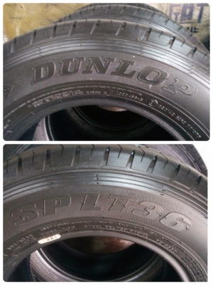 ยางป้ายแดง 215-70-15 Dunlop SPLT 36 ยางป้ายแดง 215-70-15 Dunlop SPLT 36