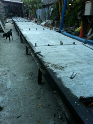 แบบเทแผ่นพื้นโมบาย ตามขนาดที่ต้องการ และแพเทเสาเข็มไอ15,18