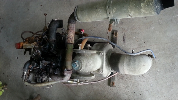 ขายเครื่องดีเซล2สูบ พร้อมปั้มน้ำ 9,500