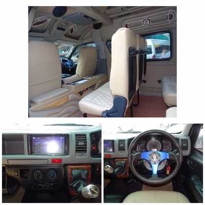 TOYOTA HIACE COMMUTER 2.5D4D เกียร์MT ปี2007 โทร 098-919-0195 ดาว