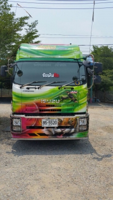 ขายรถบรรทุกหกล้อ ISUZU FTR เครื่อง 240 แรง ปี 56 กระบะคาร์โก้ยาว 6.30 เมตร อู่เปี๊ยกบ้านโป่ง ยางเต็ม ภายในสวย ไมล์ 116,xxx