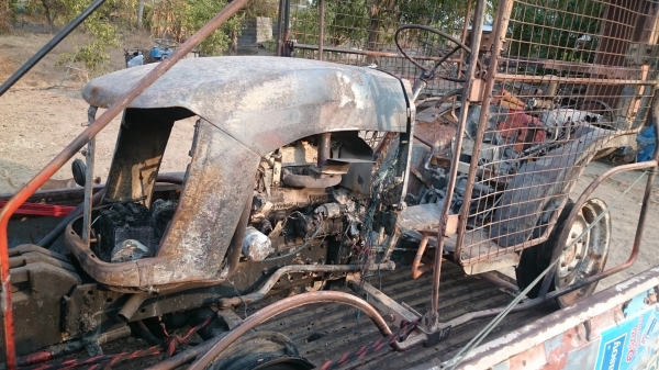 15,000 บาท มารับไปเลยครับ ขายรถไฟไหม้ คูโบต้า B21 แรง 2เพลา 15,000 บาท มารับไปเลยครับ ขายรถไฟไหม้ คูโบต้า B21 แรง 2เพลา