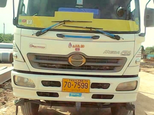 10ล้อหัวลาก HINO 320ปี49 +หางพื้นเรียบ3เพลายาว12เมตรอู่พนัสปี57 10ล้อหัวลาก HINO 320ปี49 +หางพื้นเรียบ3เพลายาว12เมตรอู่พนัสปี57