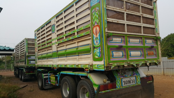 ขายดาวน์รถพ่วง 22 ล้อ แม่-ลูก กระบะเหล็กคอกเกษตรดั้ม อู่.เอส เค ที HINO 380 ปี.ส.ค-56 เบรคแห้งสวยๆราคา.900000 ต่อรอง สนใจรีบจองด่วน