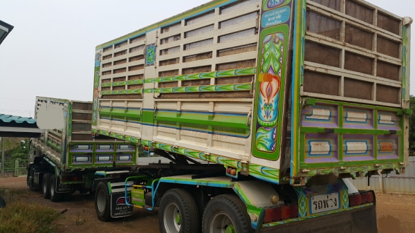 ขายดาวน์รถพ่วง 22 ล้อ แม่-ลูก กระบะเหล็กคอกเกษตรดั้ม อู่.เอส เค ที HINO 380 ปี.ส.ค-56 เบรคแห้งสวยๆราคา.900000 ต่อรอง สนใจรีบจองด่วน